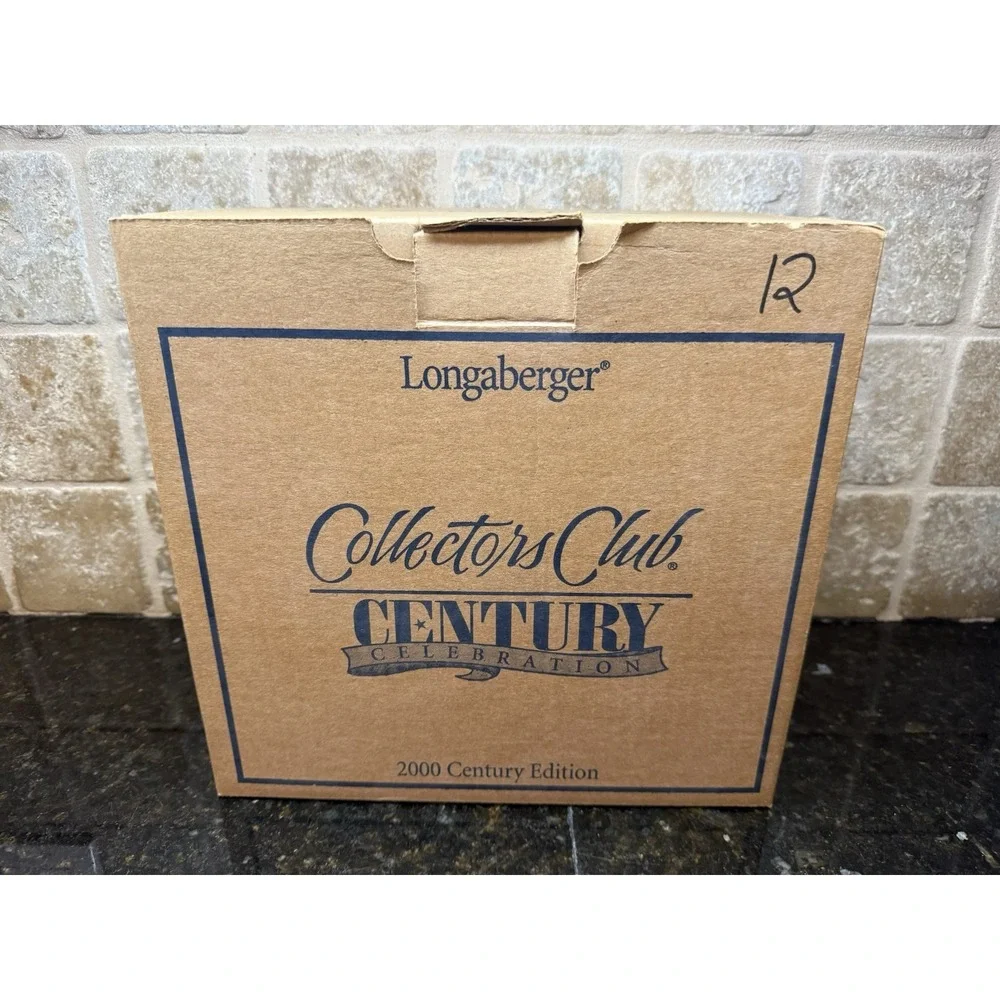 Longaberger Collector Club Rare 2000‎ Century Basket Double Set Retired NEW